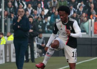 Cuadrado podría quedarse sin Sarri en la Juventus