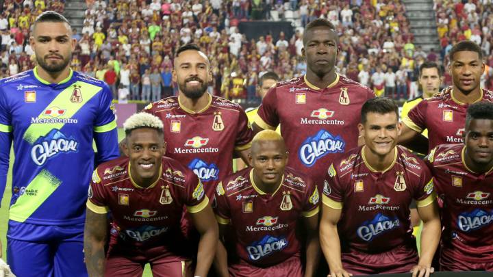 Formación de Deportes Tolima en la Copa Libertadores 2020
