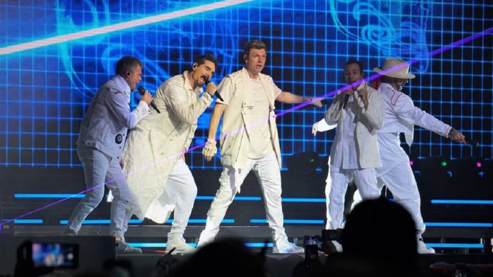 Los Backstreet Boys se presentaron en Bogotá.