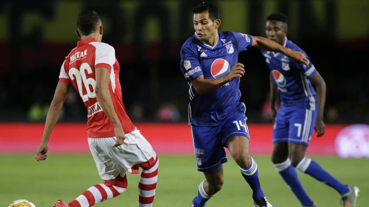 Mackalister Silva, novedad de Millonarios para el clásico ante Santa Fe