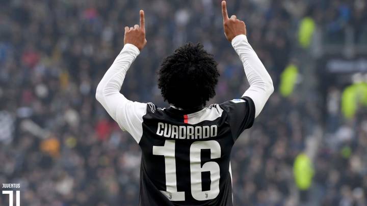 Juan Guillermo Cuadrado podría ser titular en Juventus vs. Milan por Copa Italia