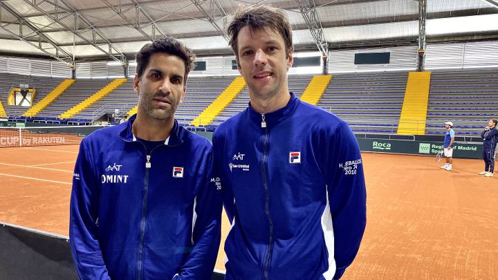 Horacio Zeballos y Máximo González, tenistas argentinos en la Copa David