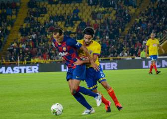 Barcelona Legends cierra su gira con empate en El Campín