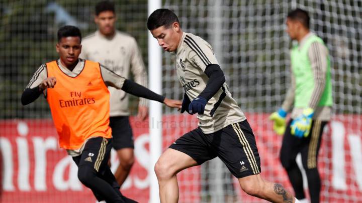 James Rodríguez vuelve a la convocatoria del Real Madrid para enfrentar al Betis.