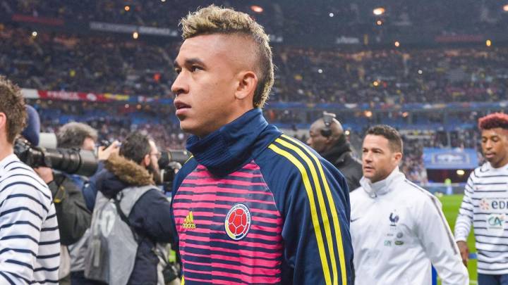 Víctor Cantillo en su último partido con la Selección Colombia en 2018