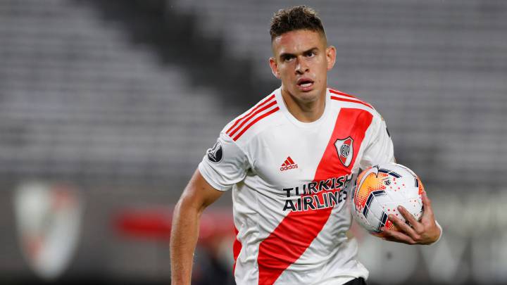 Rafael Santos Borré, delantero de River Plate