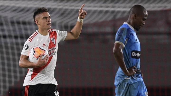 Rafael Santos Borré, delantero de River Plate