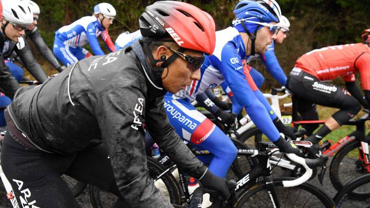 Nairo Quintana durante la París-Niza
