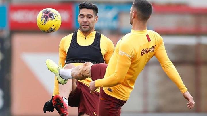 Falcao García entrena con Galatasaray antes del clásico ante Besiktas