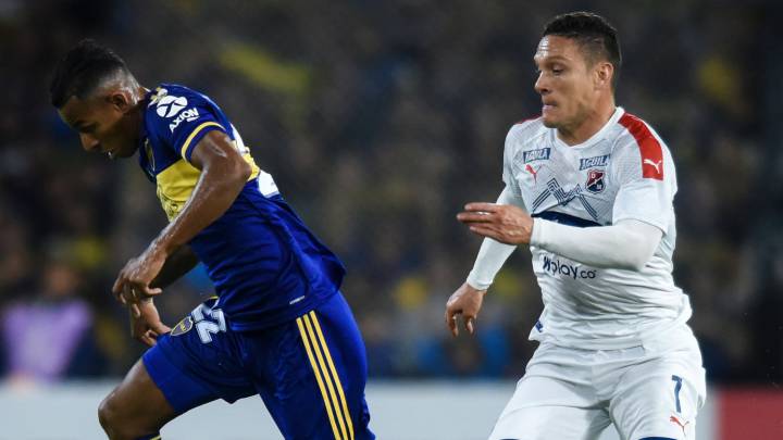 Partido entre Boca Juniors y DIM por la Copa Libertadores 2020