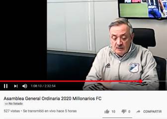 ¿Cómo fue la asamblea virtual de Millonarios?