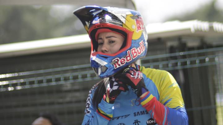 Mariaja Pajón, bicirosista colombiana que busca cupo a Tokio 2020