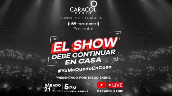 El show debe continuar en casa, el festival musical virtual