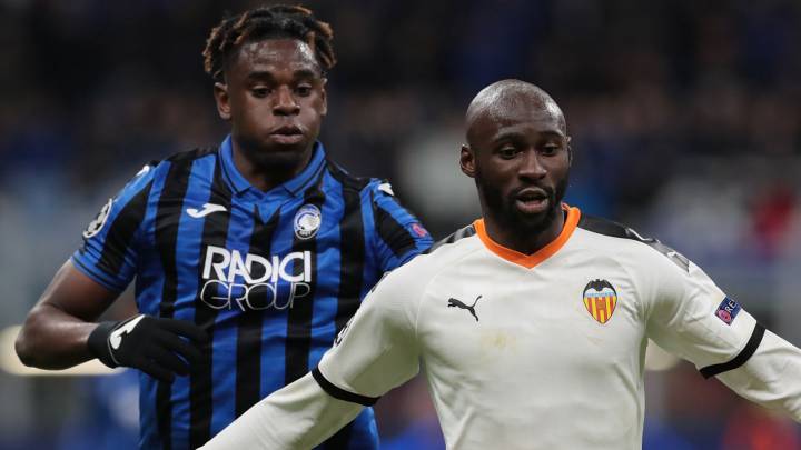 Partido entre Atalanta y Valencia por la Champions League