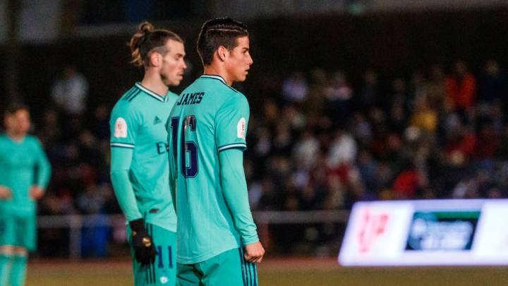 James Rodríguez, en la lista que podrían salir del Real Madrid.