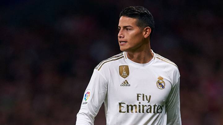 James Rodríguez, volante colombiano del Real Madrid