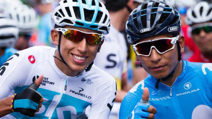 Egan y Nairo en el Tour Colombia