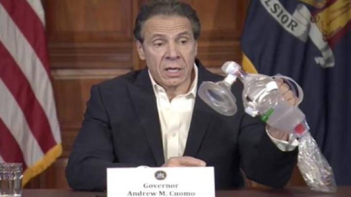 Coronavirus Nueva York: compra de respiradores manuales