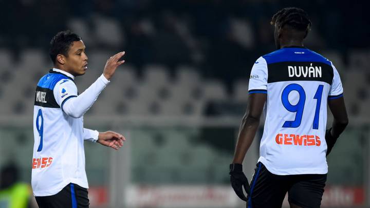 Duván Zapata y Luis Muriel tendrían fecha de regreso en la Serie A