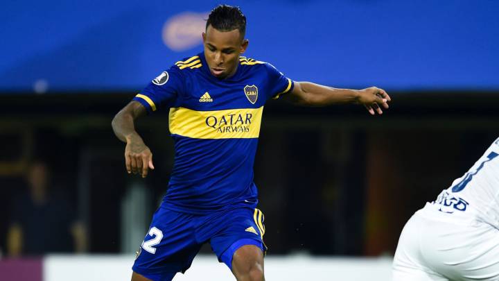 Sebastián Villa, jugador colombiano de Boca Juniors