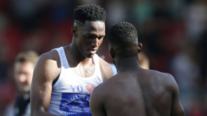 Yerry Mina y Jefferson Lerma en Premier League