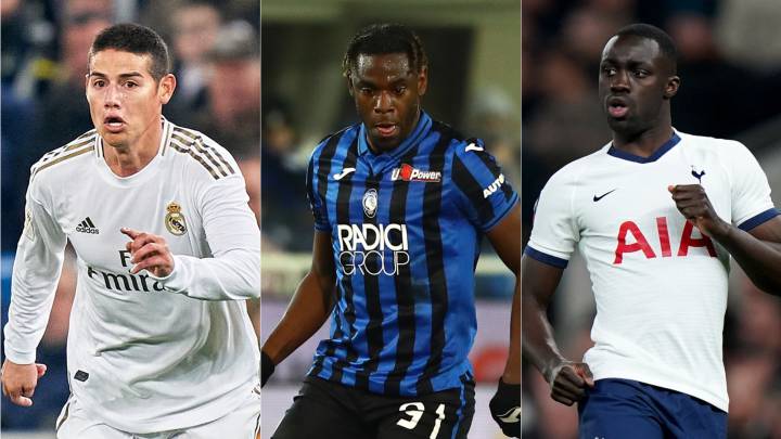 James Rodríguez, Duván Zapata y Davinson Sánchez, en el 11 más caro de colombianos.