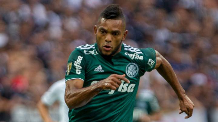 Miguel Ángel Borja, delantero de Palmeiras