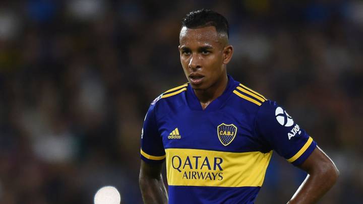 Sebastián Villa, extremo colombiano de Boca Juniors