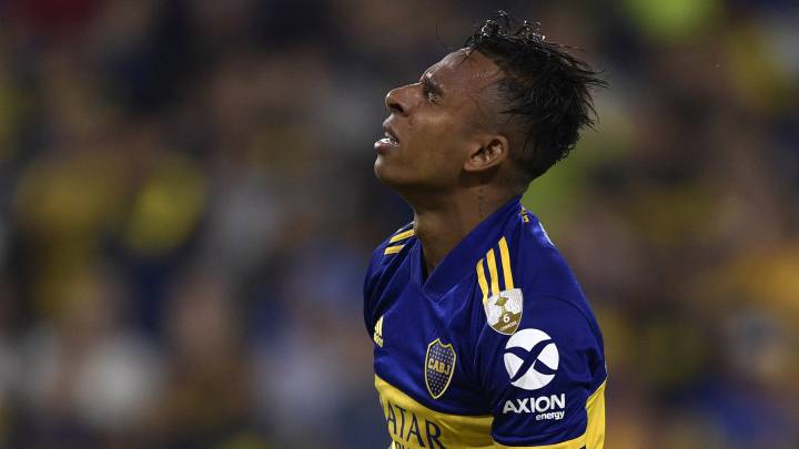 Sebastián Villa, extremo colombiano de Boca Juniors