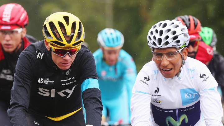 Froome y Nairo en el Tour 2015