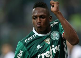 Yerry Mina y su gol a Santos en el top 3 de los extranjeros