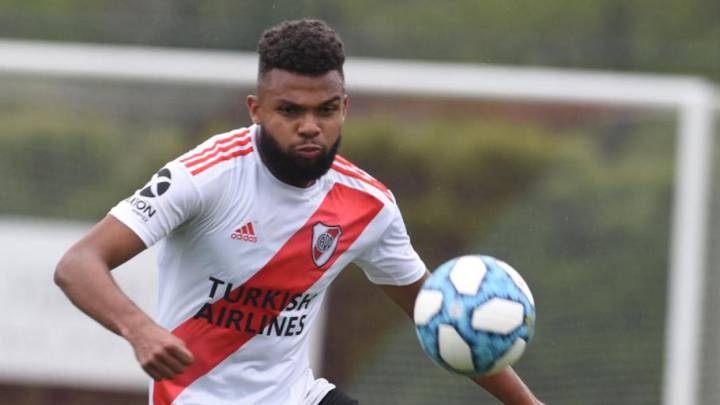 Thomas Gutiérrez, jugador de la reserva de River Plate