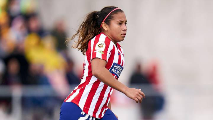 Leicy Santos, jugadora de Atlético de Madrid que terminó la temporada antes por el coronavirus
