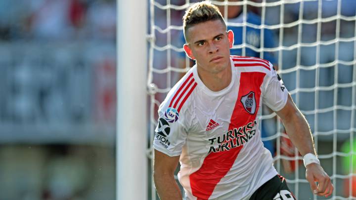 Rafael Santos Borré, delantero colombiano de River Plate