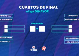 Quedan definidos los cuartos de final de la eLiga Dimayor
