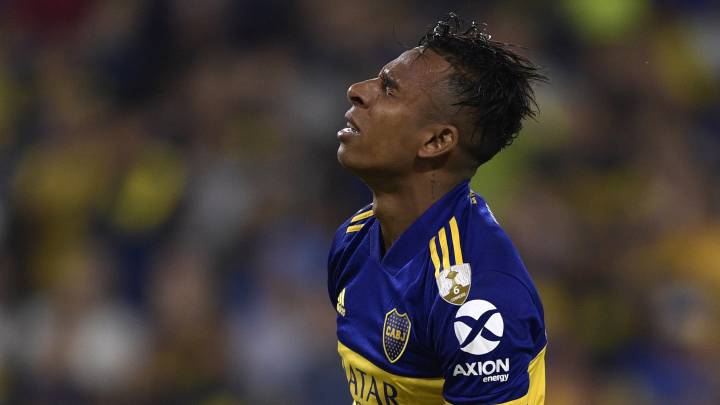 Sebastián Villa, extremo colombiano de Boca Juniors