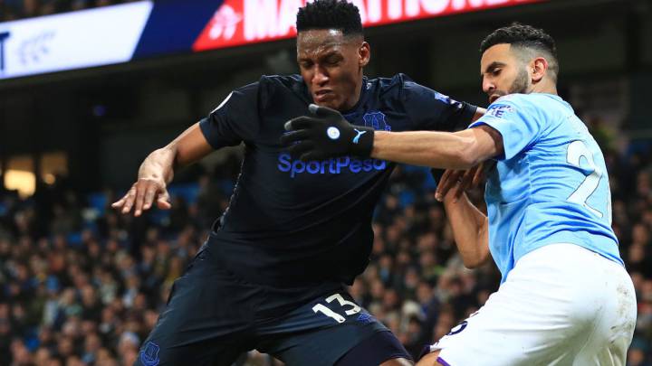 Yerry Mina y Mahrez