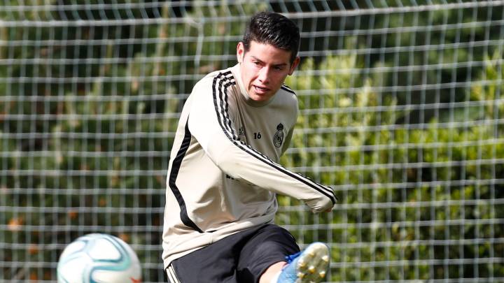 James convocado por Zidane para visitar a la Real Sociedad