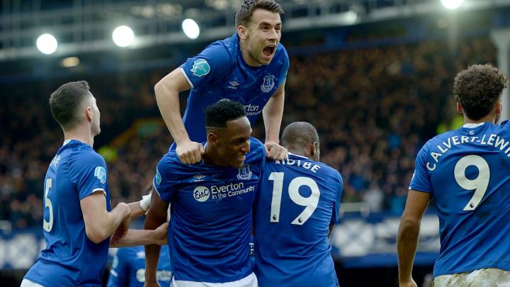 Rendimiento de Everton sin Yerry Mina
