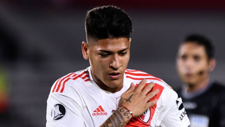 Jorge Carrascal, el jugador que más buscan los clubes de Europa en River Plate