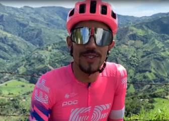 Daniel Martínez pierde su bicicleta de crono en Guaduas