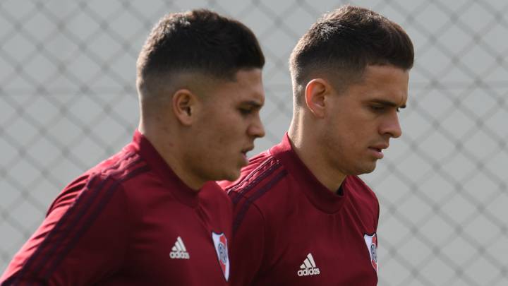 Santos Borré y Juan Fernando Quintero podrían salir de River Plate en el próximo mercado de fichajes