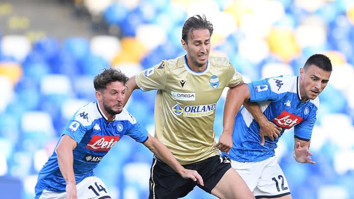 En vivo online Napoli - Spal, partido de la Serie A, que se disputa en el estadio San Paolo. .