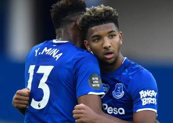 Yerry Mina regresa en victoria del Everton ante Leicester