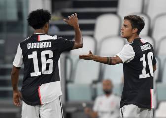 La asistencia de Cuadrado a Dybala contra el Genoa