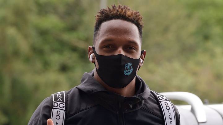 Yerry Mina, jugador del Everton de Inglaterra