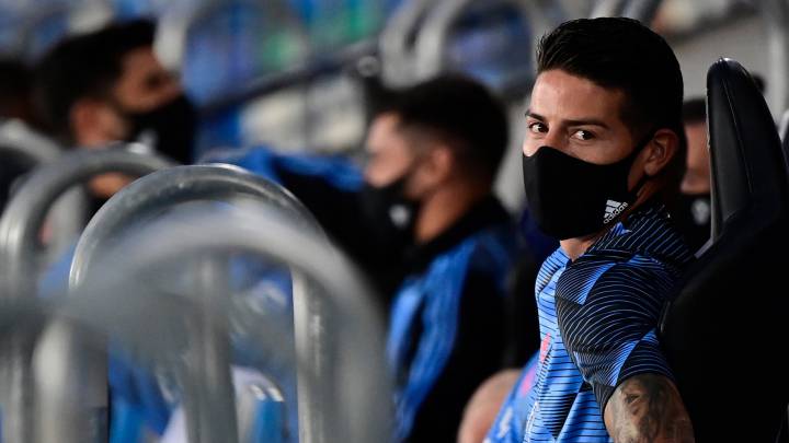 James Rodríguez, volante colombiano del Real Madrid