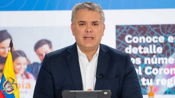 Señal en vivo y en directo hoy 5 de julio de la intervención del presidente Iván Duque, para valorar la evolución del coronavirus en Colombia