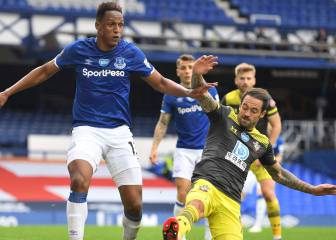 Yerry Mina es titular y Everton empata con Southampton
