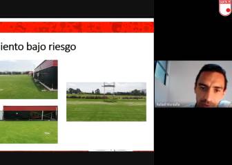 Santa Fe socializó protocolo con el plantel para el regreso